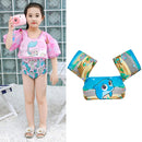 Children Swimming Foam Arm Ring Baby Swimming Equipment Floating Ring Water Sleeve Buoyancy Vest(Blue Dolphin)