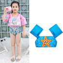 Children Swimming Foam Arm Ring Baby Swimming Equipment Floating Ring Water Sleeve Buoyancy Vest(Blue Starfish)