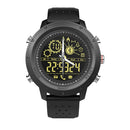 NX02 Sport Smartwatch IP67 Waterproof Support Tracker Calories Pedometer Smartwatch Stopwatch Call SMS Reminder(black)