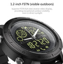 NX02 Sport Smartwatch IP67 Waterproof Support Tracker Calories Pedometer Smartwatch Stopwatch Call SMS Reminder(blue)