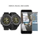 NX02 Sport Smartwatch IP67 Waterproof Support Tracker Calories Pedometer Smartwatch Stopwatch Call SMS Reminder(blue)