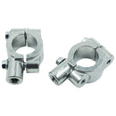 6 PCS Motorcycle Modification Accessories Handlebar Mirror Holder(M10 22mm Silver)