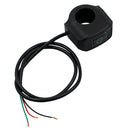 2 PCS Motorcycle Electric Car Modified Accessories Headlight Speaker Over-Car Light Spot Fire Light Multi-Function Self-Locking Switch(Yellow Light)