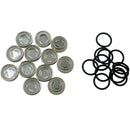 10 PCS Motorcycle Modification Accessories 18mm Clutch Brake Pump Oil Mirror