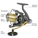 DEUKIO Spinning Reel Gear Ratio 4.7:1 Reels Carp Saltwater Reel Metal Spool Spinning Wheel, Specification: SH8000