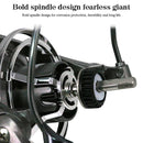 DEUKIO Spinning Reel Gear Ratio 4.7:1 Reels Carp Saltwater Reel Metal Spool Spinning Wheel, Specification: SH10000