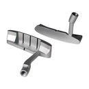 2 PCS Children Sngle-Sided Golf Putter Head Zinc Alloy Practice Putter Head(Silver)