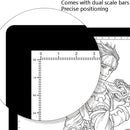 A4-D26 Charging Copy Table Soft Light Eye Protection Edging Copy Board Drawing Board(White )