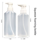 3 PCS Hairdressing Foaming Bottle Styling Hot Foaming Bottle Hand Sanitizer Press And Bottling(Small 150ml)