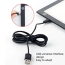 Copy Station Anime Drain Station LED Copy Board With Magnetic Suction Light Board Drawing Plate With USB Cable, Specification: A4 3 Gear Dimming (Black)