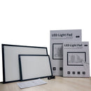 Copy Station Anime Drain Station LED Copy Board With Magnetic Suction Light Board Drawing Plate With USB Cable, Specification: A3 Stepless Dimming (Black)