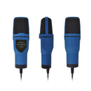 SF-666 Computer Voice Microphone With Adapter Cable Anchor Mobile Phone Video Wired Microphone With Bracketcket, Colour: Blue
