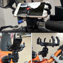 N-STAR Motorcycle Bicycle Composite Version Of Mobile Phone Bracket Multifunctional Accessories Lightweight Riding Equipment(Thin Rod Ball Head)