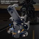 N-STAR Motorcycle Bicycle Composite Version Of Mobile Phone Bracket Multifunctional Accessories Lightweight Riding Equipment(Crooked Ball Head)