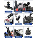 N-STAR Motorcycle Bicycle Composite Version Of Mobile Phone Bracket Multifunctional Accessories Lightweight Riding Equipment(Hollow M8 Ball Head)