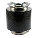 013 Car Universal Modified High Flow Carbon Fiber Mushroom Head Style Air Filter, Specification: Medium 76mm Inner Diameter