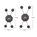 N-STAR N002 Motorcycle Bicycle Mobile Phone Bracket Riding Equipment(Small Tilted Head)