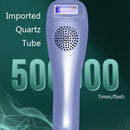 V-519 Home IPL Pulse Hair Removal Apparatus Laser Lip Armpit Hair Removal Apparatus, Style: EU Plug(Emerald)