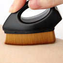 3 PCS Iron Foundation Brush Soft Hair Blush Powder Brush Repair Volume Loose Powder Brush Black Brown Hair (OPP Bag Packaging)