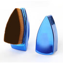 3 PCS Iron Foundation Brush Soft Hair Blush Powder Brush Repair Volume Loose Powder Brush Plating Blue Brown Hair (OPP Bag Packaging)