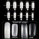 Manicure Tool Set Fingernails Word Cut Set, Specification: Transparent Full Post Large Set