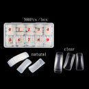 Manicure Tool Set Fingernails Word Cut Set, Specification: Transparent Full Post Large Set