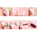 Manicure Tool Set Fingernails Word Cut Set, Specification: Transparent Full Post Large Set