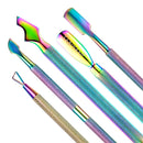 FABIYAN Nail Art Scissors Set Stainless Steel Nail Clippers Dead Skin Scissors Remover Steel Push, Specification: Set 2