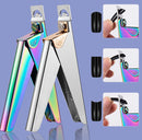 FABIYAN Nail Art Scissors Set Stainless Steel Nail Clippers Dead Skin Scissors Remover Steel Push, Specification: Set 2