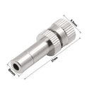 10 PCS 6mm Humidifying And Dedusting Cooling Atomizing Sprinkler Quick-Plug Fog Misting Nozzle, Model: 0.4mm