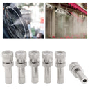 10 PCS 6mm Humidifying And Dedusting Cooling Atomizing Sprinkler Quick-Plug Fog Misting Nozzle, Model: 0.8mm