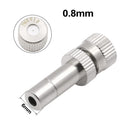 10 PCS 6mm Humidifying And Dedusting Cooling Atomizing Sprinkler Quick-Plug Fog Misting Nozzle, Model: 0.8mm