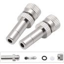 10 PCS 6mm Humidifying And Dedusting Cooling Atomizing Sprinkler Quick-Plug Fog Misting Nozzle, Model: 0.8mm