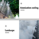 10 PCS 6mm Humidifying And Dedusting Cooling Atomizing Sprinkler Quick-Plug Fog Misting Nozzle, Model: 0.8mm