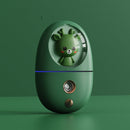 Cartoon Cute Pet Moisturizing Iinstrument Beauty Cold Spray Steaming Facial Instrument Facial Moisturizing Sprayer(Green)