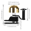 West Biking Bike Bell Road Bike Dedicated Super-Ring Copper Bell(Black)