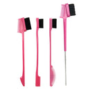 3 PCS Eyebrow Brush Eyelash Comb Set Hairline Comb Eyebrow Trimming Tool(C)