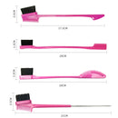 3 PCS Eyebrow Brush Eyelash Comb Set Hairline Comb Eyebrow Trimming Tool(D)