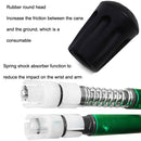 JUNGLELEOPARD 3-Section Straight Handle Aluminum Trekking Pole Multifunctional Walking Hand Crutches, Length: 66-135cm(Silver White)
