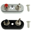 2 PCS Motorcycle Modification Accessories Handlebar Switch Headlights Spotlights Overtaking Lights Power Off Start Ignition Horn Combination Switch, Specification: Double Switch Silver