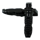 Motorcycle Off-Road Car Accessories Modified Aluminum Alloy Non-Slip Foot Pedal(Black)
