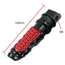 Motorcycle Off-Road Car Accessories Modified Aluminum Alloy Non-Slip Foot Pedal(Black)