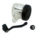 Motorcycle Modified Fittings Front Brake Oil Liquid Oil Cup Direct Pump Large Capacity Universal Oil Pot(Transparent )