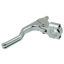 ATV Clutch Hand Brakes CNC Aluminum Alloy 22mm Handle Holder Universal Handbrake(Silver)