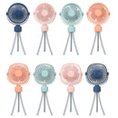 Octopus Fan Baby Stroller Outdoor Portable Children Students USB Handheld Fan(SQ2176E- Powder)