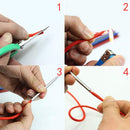 Umbrella Rope Needle Marlin Spike Bracelet DIY Weaving Tool, Specification: 14 PCS / Set Black