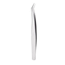 Nail Art Eyelash Tweezers Stainless Steel Colorful High Precision Grafting Eyelash Curler, Specification: 3 PCS Mirror Light Feather Clip