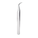 Nail Art Eyelash Tweezers Stainless Steel Colorful High Precision Grafting Eyelash Curler, Specification: 3 PCS Mirror Light Butterfly Clip