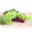 4 Bunches 36 Black Grapes Simulation Fruit Simulation Grapes PVC with Cream Grape Shoot Props