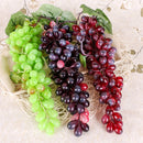 4 Bunches 36 Black Grapes Simulation Fruit Simulation Grapes PVC with Cream Grape Shoot Props